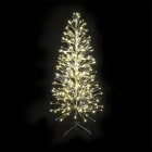 Festilight - SPRAY-Sapin structure cuivre, H1,50m, 320 LED blanc chaud pétillant, 31V