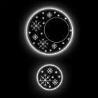 Festilight - KIT PLATINES-Suspension retro-éclairée, Ø33cm Ø66cm, milky blanc Strip led, 230V