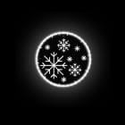 Festilight - PLATINE-Suspension retro-éclairée, Ø33cm , LED milky blanc Strip led