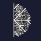 Festilight - SNOWFLAKE-Motif poteau H1,80mx0,90m, drapé Guirlande pétillante, blanc, 230V