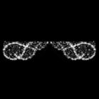 Festilight - BRILLANT Double-Traversée, L5mxH1m, LED blanc pétillant 230V