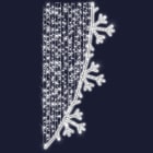 Festilight - ARTIC-Motif poteau H2mxL1m, LED blanc pétillant, 230V