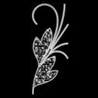 Festilight - FOLIE-Motif poteau, H3mxL1,2m, LED blanc pétillant, 230V