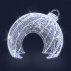 Festilight - Passage de Noël, H4,30mxL4,90m, LED blanc pétillant, 230V