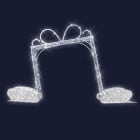 Festilight - Arche Cadeau, H3,50mxL5,70m, LED blanc pétillant, 230V