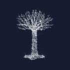 Festilight - FAIRY TREE-Arbre lumineux H2,00m, Guirlande LED blanc pétillant, 230V