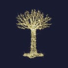Festilight - FAIRY TREE-Arbre lumineux H2,00m, Guirlande LED blanc chaud pétillant, 230V