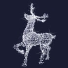 Festilight - OLEN -Renne lumineux H3mxL2,40M - 1600 LED Blanc pétillant- 230V