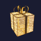 Festilight - GIFT - Décor 3D à poser, H1,05xL0,80xP0,80m, LED blanc chaud pétillant, 24V