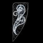 Festilight - GUSTAVE-Le Motif Français, motif poteau, H2xL0,8m, LED blanc 100% pét