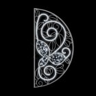 Festilight - LEONARD-Le Motif Français, Motif poteau, H1,6mxL0,8m, LED blanc pétillant