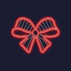 Festilight - LOUISE-Le Motif Français, motif Noeux H.0,54m x L.0,73m, néon rouge