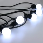 Festilight - Guirlande B22 LED SMD, 12 Ampoules moulées, L.10m, blanc