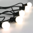 Festilight - Guirlande B22 LED SMD, 12 Ampoules moulées, L.10m, blanc chaud