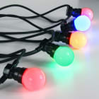 Festilight - Guirlande B22 LED SMD, 12 Ampoules moulées, L.10m, multicolore