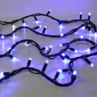 Festilight - ORIGINAL-Guirlande Longueur 10m, 100 LED bleu pétillant, Câble noir