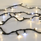 Festilight - ORIGINAL-Guirlande Longueur 10m, 100 LED blanc chaud pét. Câble noir