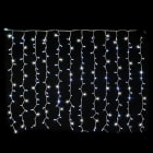 Festilight - MASTER-Rideau droit, H.1,50xL.2,00m, caps Ø8mm, 240 LED blanc pét, 230V