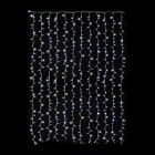 Festilight - Master-Rideau droit-H.3xL.2M-480 LED blanc pét-caps Ø8mm-230V