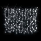 Festilight - MASTER-Rideau droit, H.1,50xL.2,00m, caps Ø8mm, 144 LED blanc 100% pét
