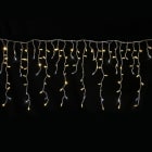 Festilight - AUTHENTIC-Rideau stalactite, H.0,80xL.4,50m, caps Ø8mm, 280 LED blanc chaud pét