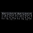 Festilight - AUTHENTIC-Rideau stalactite, H.0,80xL.4,50m, caps Ø8mm, 180 LED blanc 100%pét
