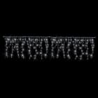 Festilight - AUTHENTIC-Rideau stalactite, H.0,80xL.4,50m, caps Ø8mm, 180 LED blanc 100%pét