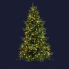 Festilight - PINE TREE-Sapin artificiel, H2,30m Ø 1,35m, 1475 brins vert, LED blanc chaud