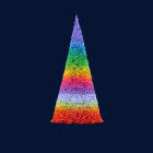 Festilight - SPLENDID -Sapin conique H5,10m x D2M - A changement de couleurs animé RGB - 230V