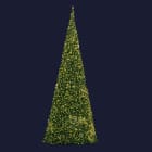 Festilight - Splendid-Sapin conique vert, H10,2m, LED blanc chaud pétillant, 230V