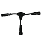 Festilight - T de raccord, T Souple, Câble noir, 230V