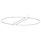 Festilight - Lustre circulaire, Ø1,90m, Aluminium