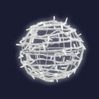 Festilight - SATURN-Sphère lumineuse Ø40cm, LED blanc pét, 230V