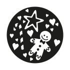 Festilight - Gobo gourmand, Ø54mm, 1 couleur