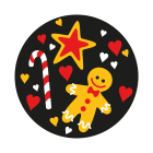 Festilight - Gobo gourmand, Ø54mm, 3 couleurs