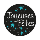Festilight - Gobo Joyeuses Fêtes, Ø54mm, 2 couleurs