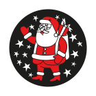 Festilight - Gobo Père Noël, Ø54mm, 2 couleurs