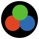 Festilight - Gobo personnalisé, 3 couleurs, Ø25mm