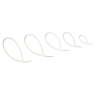 Festilight - Colliers de cablage, lot de 100, nylon blanc, L.292x3,6mm