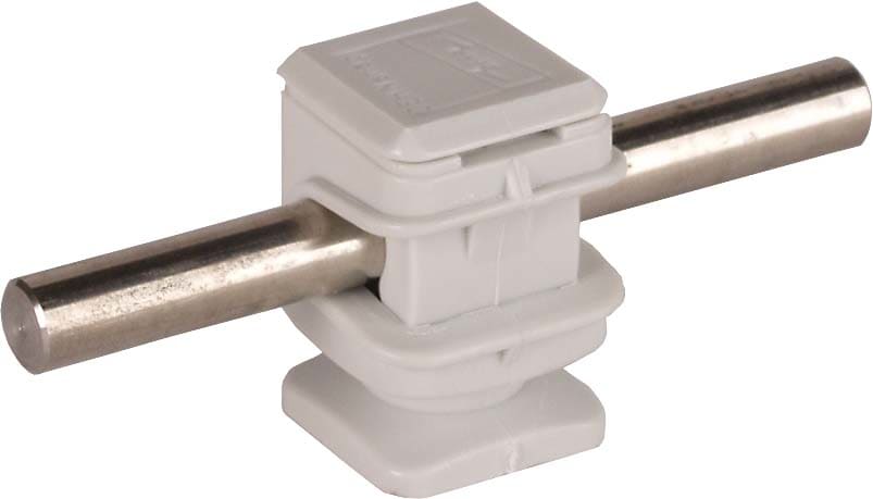 Dehn - Support pour conducteurs DEHNsnap plastique gris H 16mm Rd 8mm M6
