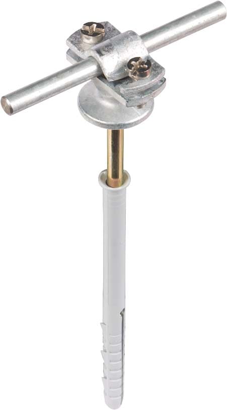 Dehn - Support pour conducteurs avec bride ZG Rd 7-10mm cheville 140mm St/tZn