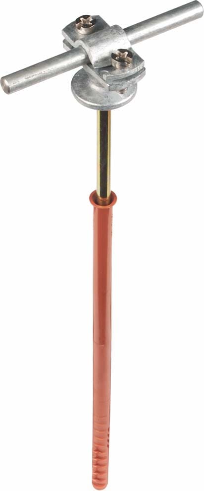 Dehn - Support pour conducteurs avec bride ZG Rd 7-10mm cheville 240mm St/tZn
