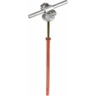 Dehn - Support pour conducteurs avec bride ZG Rd 7-10mm cheville 240mm St/tZn