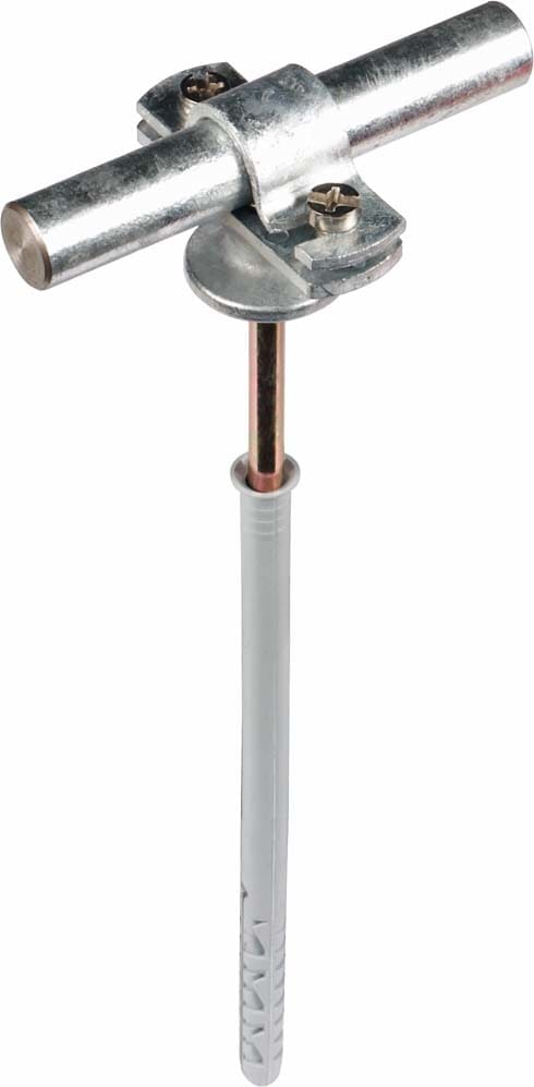 Dehn - Support de barres avec bride ZG Rd 16mm cheville 180mm St/tZn