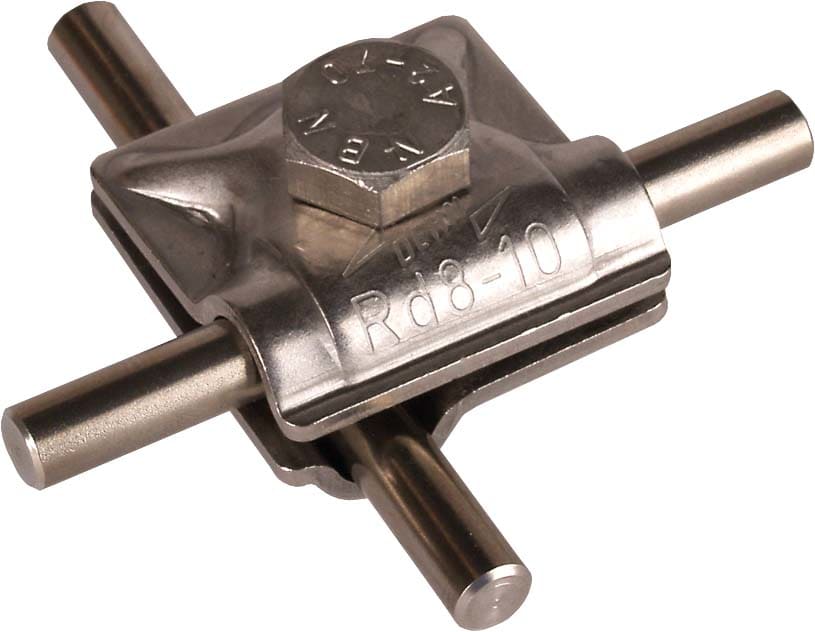 Dehn - Borne MV Rd 8-10mm avec vis hexagonale INOX (V4A)