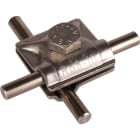 Dehn - Borne MV Rd 8-10mm avec vis hexagonale INOX (V4A)
