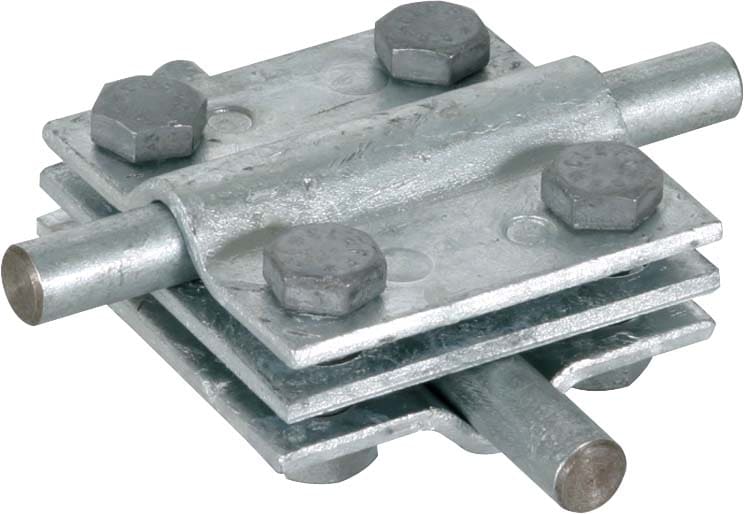 Dehn - Raccord de croisement avec plaquette intermédiaire Rd 8-10/8-10mm Rd 8-10/Fl 30m