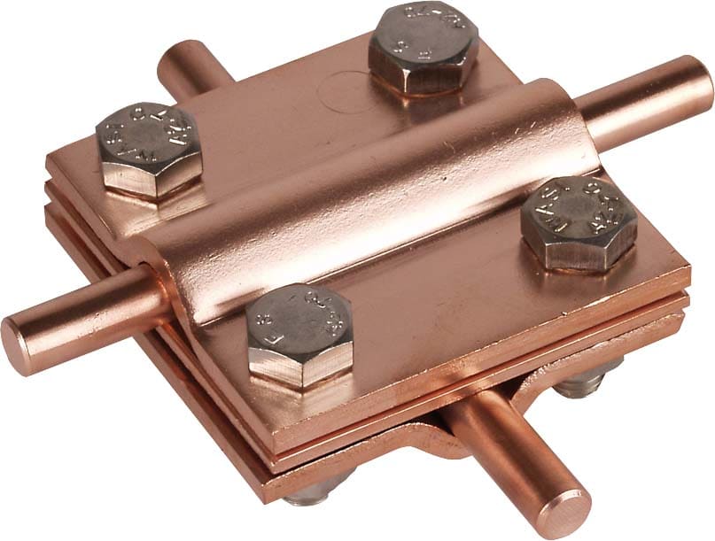 Dehn - Raccord de croisement avec plaquette intermédiaire Rd 8-10/8-10mm Rd 8-10/Fl 30m