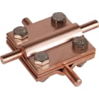 Dehn - Raccord de croisement avec plaquette intermédiaire Rd 8-10/8-10mm Rd 8-10/Fl 30m