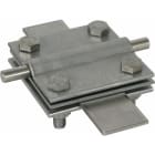 Dehn - Raccord de croisement avec plaquette intermédiaire Rd 7-10/Fl 30-40 Fl 30-40/30-